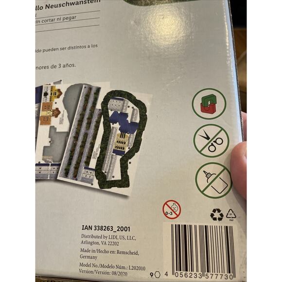 Puzzle Playtive Neuschwanstein Castle 3D 64 piece Architecture NEW SEALED - Picture 6 of 7